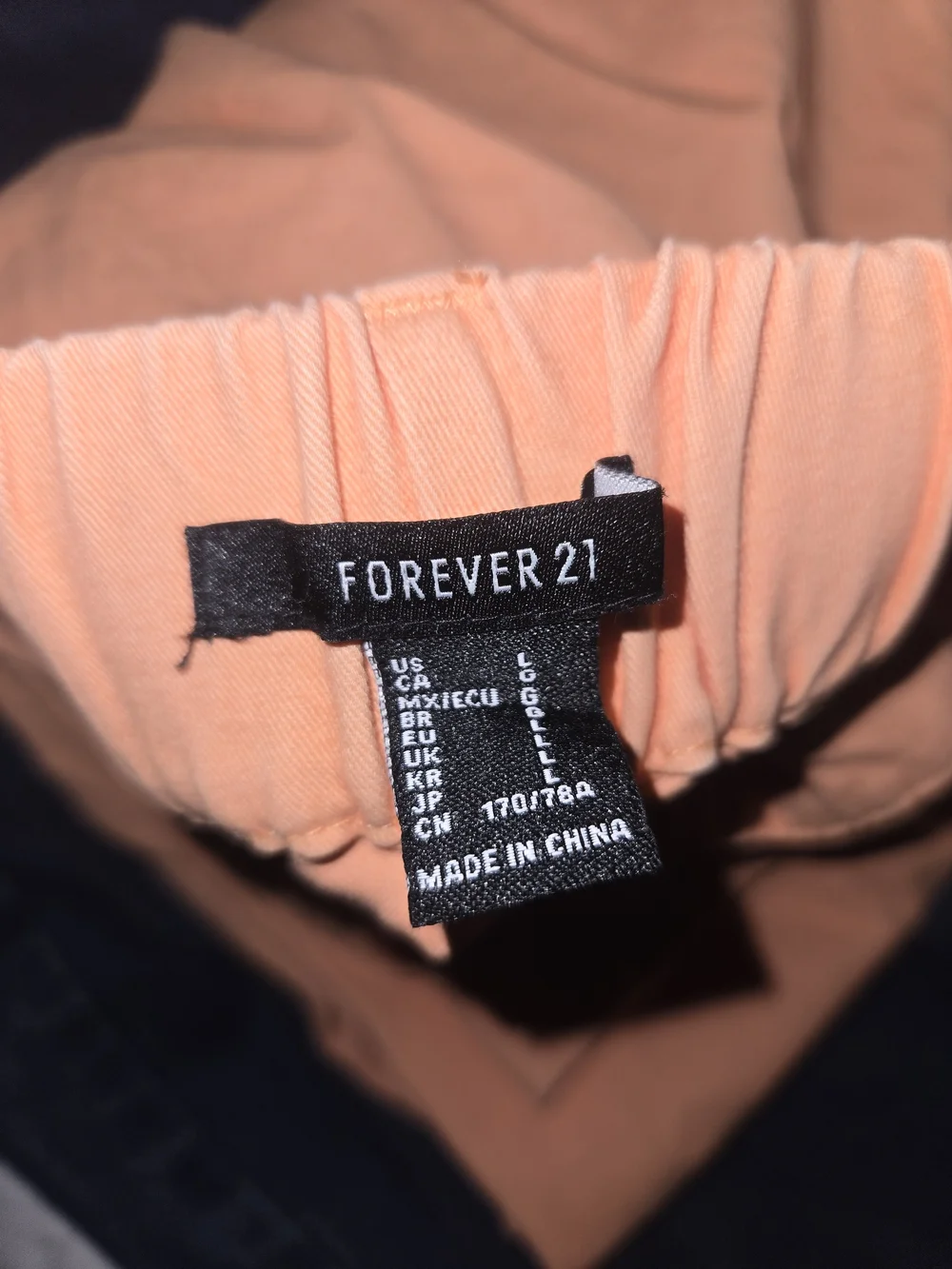 Women's Cargo Jogger Pants - Peach